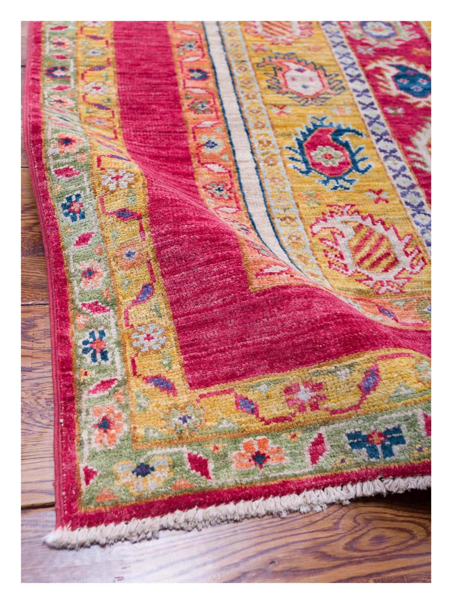 Shalanta Multi 3.11x5.10 Hand Knotted Rug