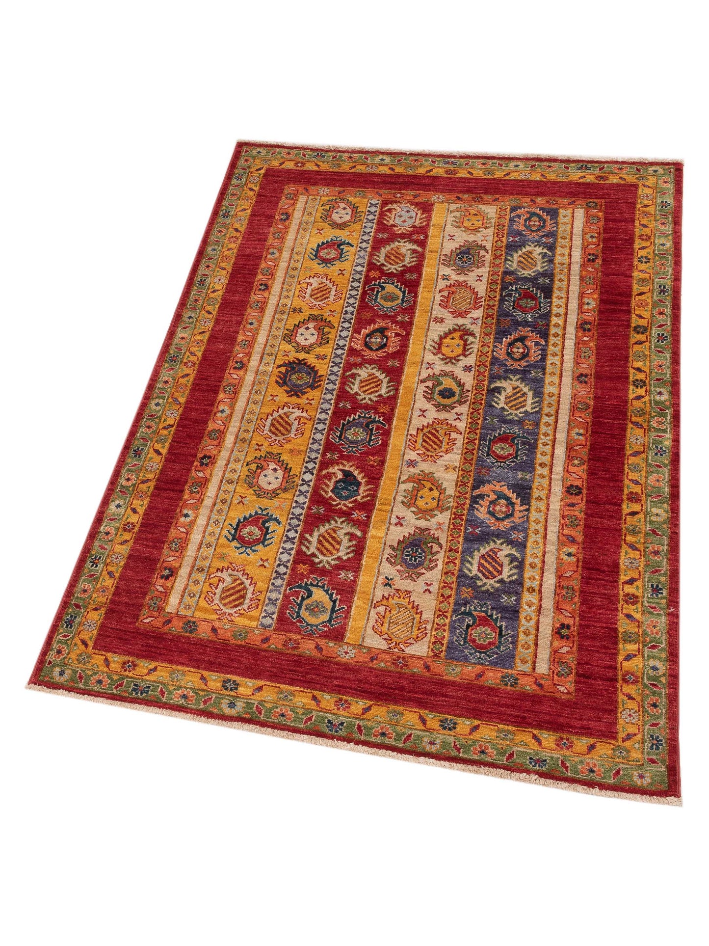 Shalanta Multi 3.10x5.10 Hand Knotted Rug
