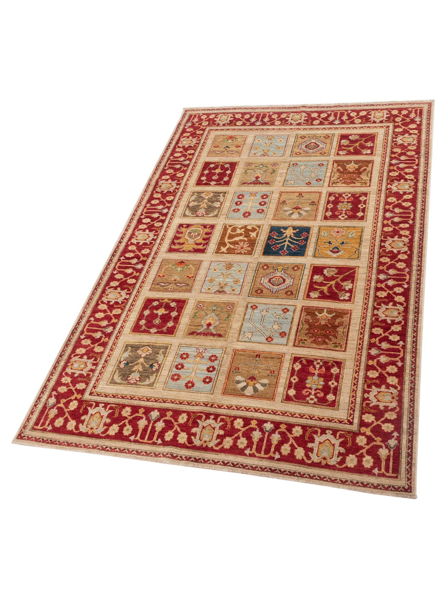 Sabira Multi 6.6x9.7 Hand Knotted Rug