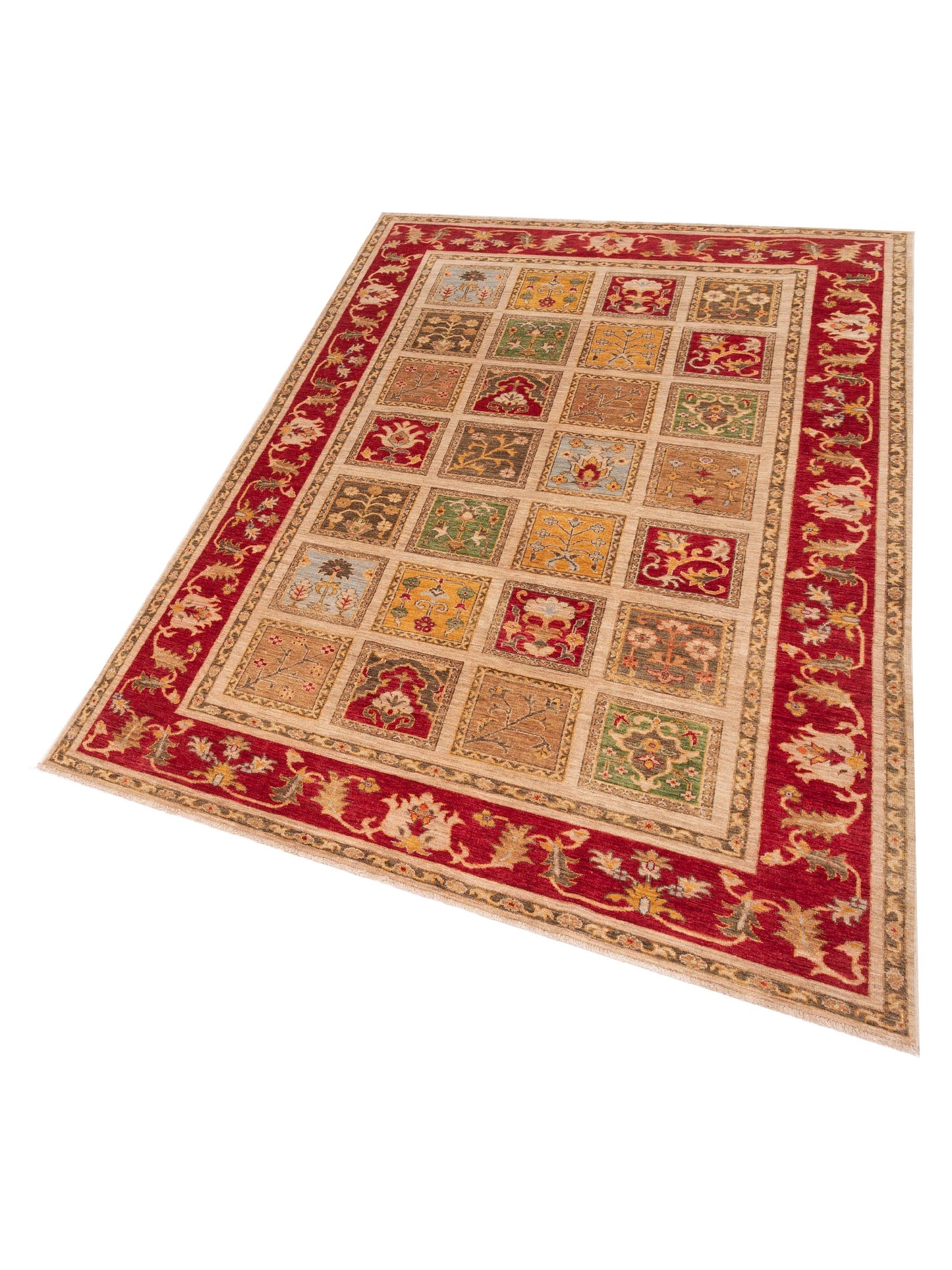 Sabira Multi 6.7x9.6 Hand Knotted Rug