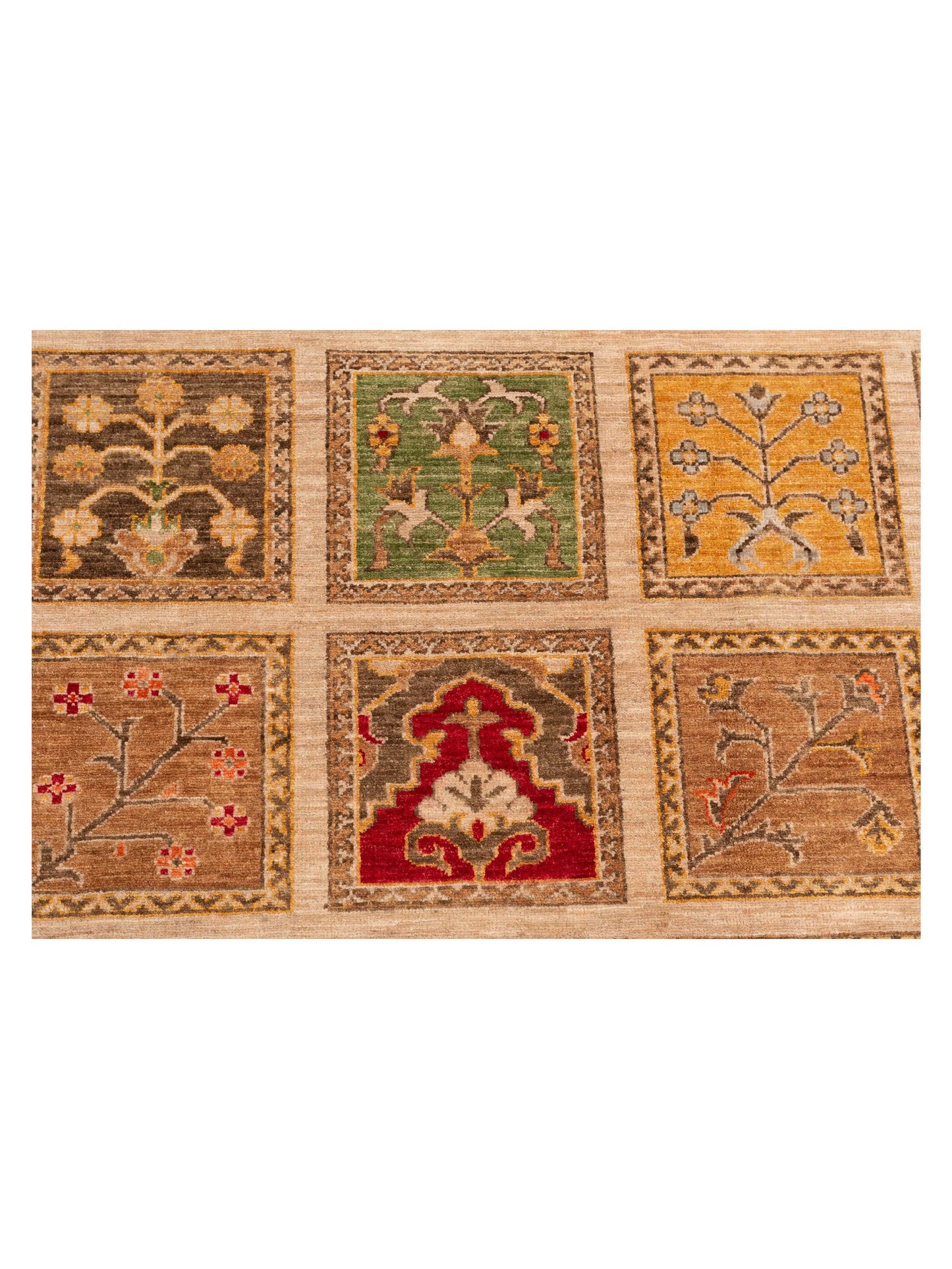 Sabira Multi 6.7x9.6 Hand Knotted Rug