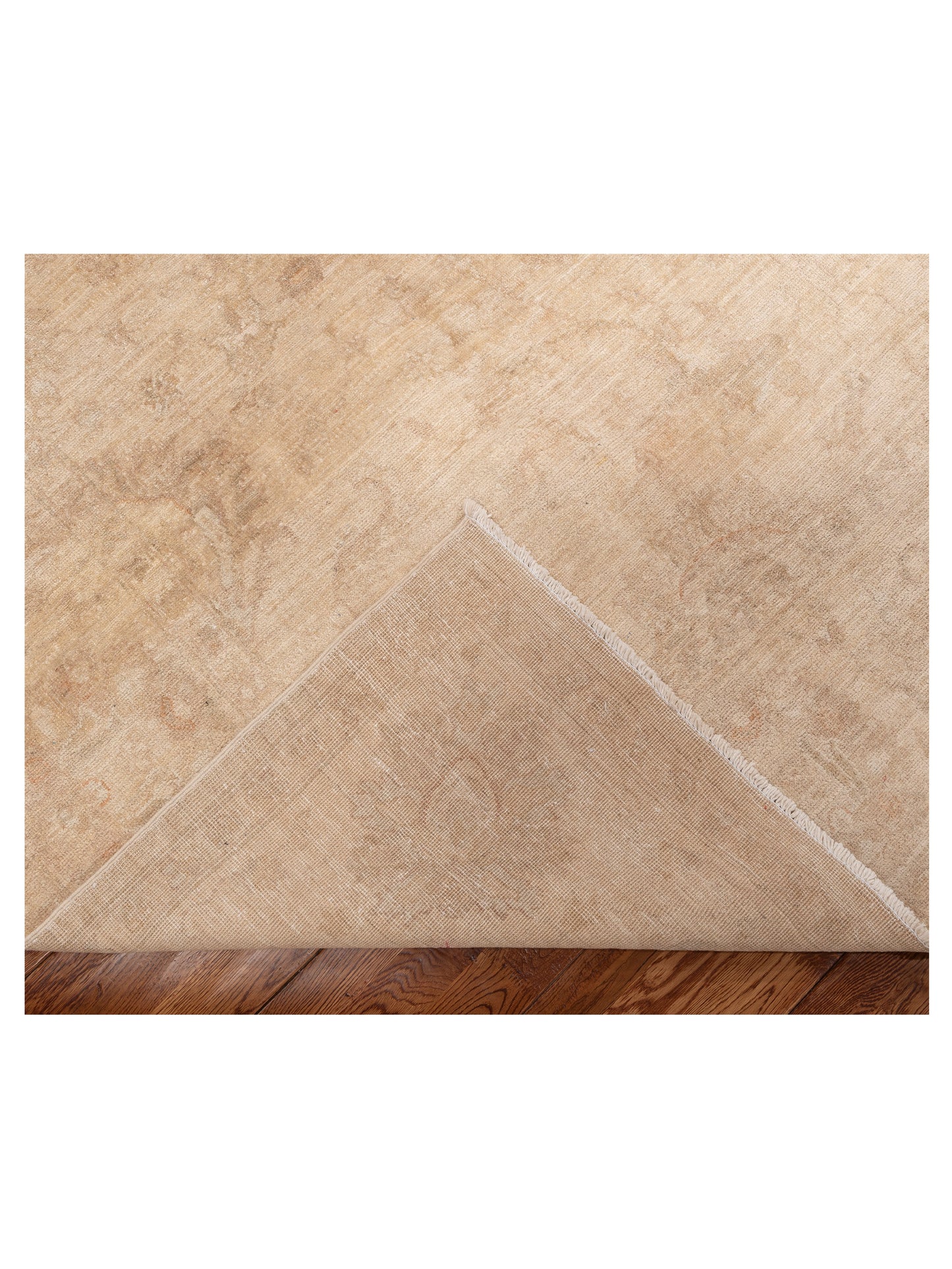 Sabira Ivory Ivory 8.2x9.6 Hand Knotted Rug