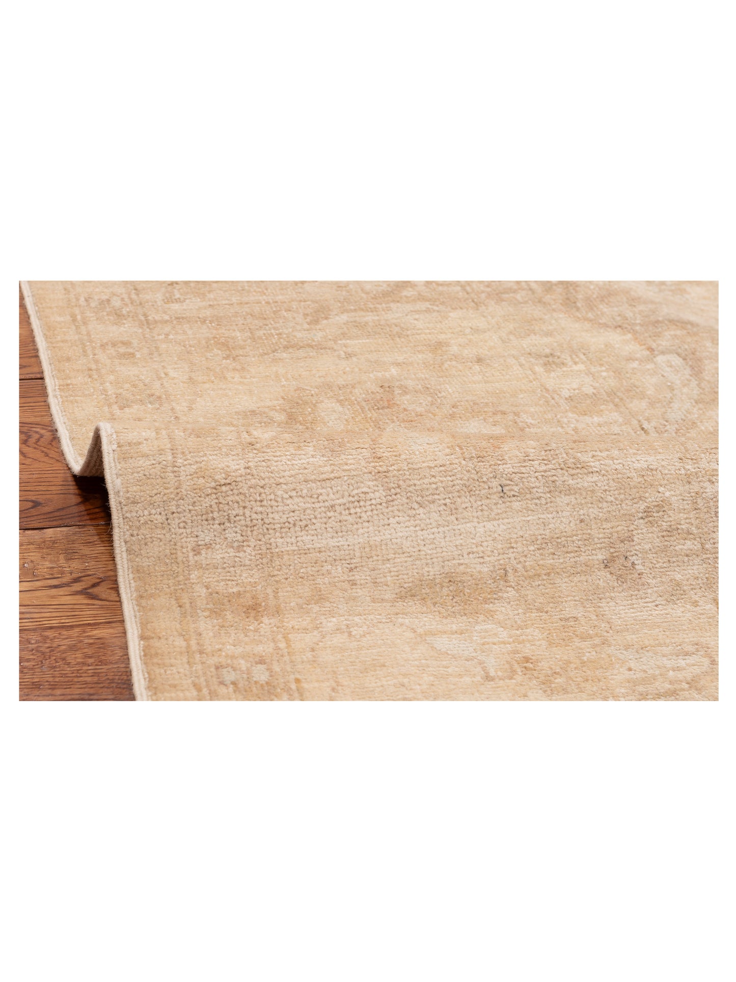 Sabira Ivory Ivory 8.2x9.6 Hand Knotted Rug