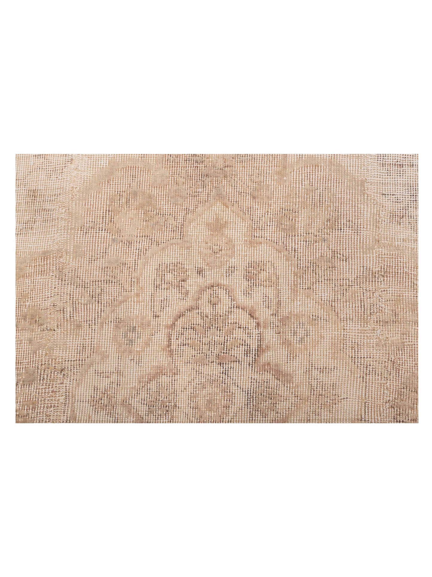 Vintage Ivory 8.1x12 Hand Knotted Rug