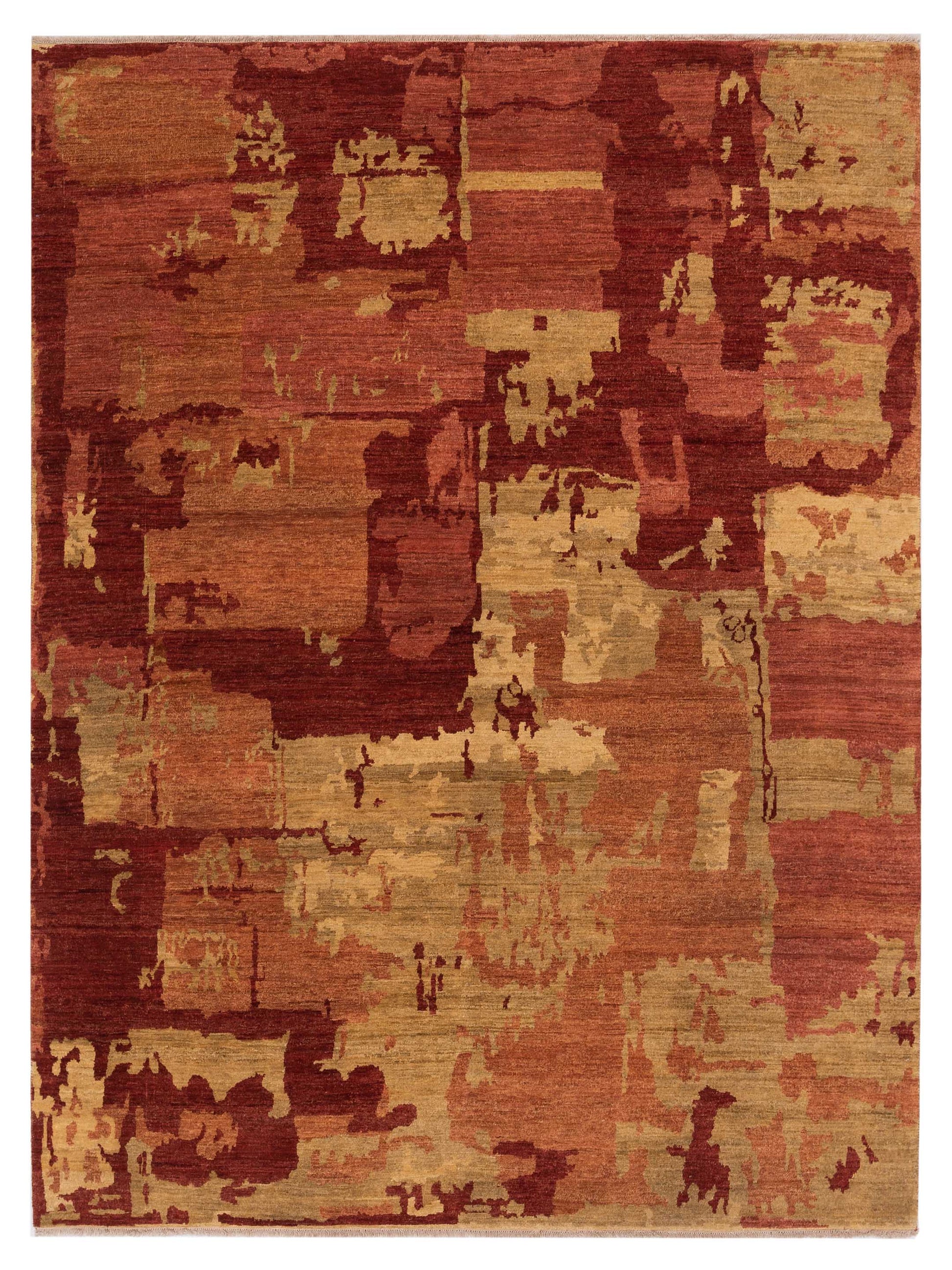 Rajpur Aurore  Coral Gold Contemporary