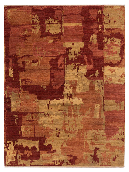 Rajpur Aurore  Coral Gold Contemporary