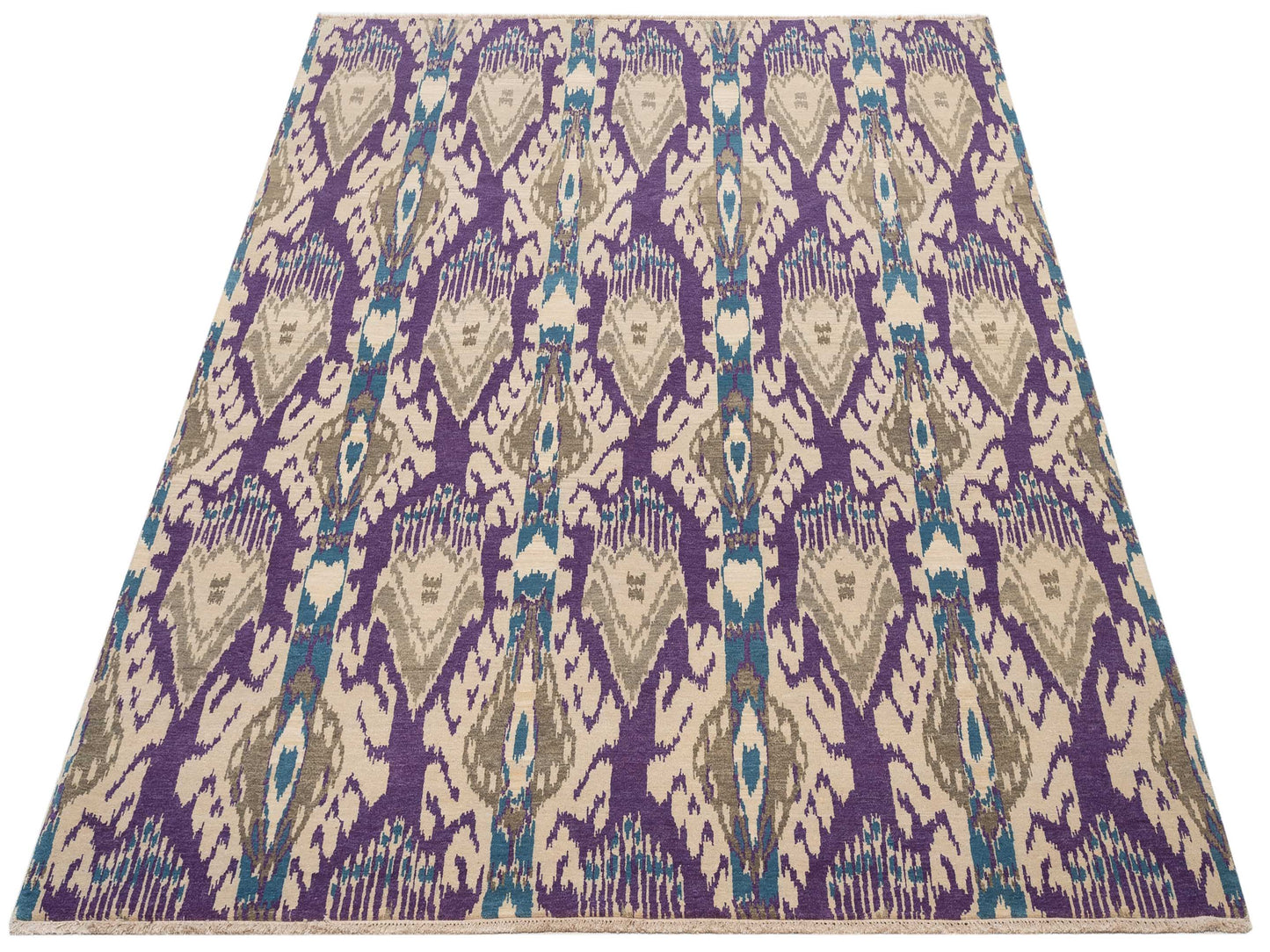 Bambelle Multi 7.10x9.10 Hand Knotted Rug