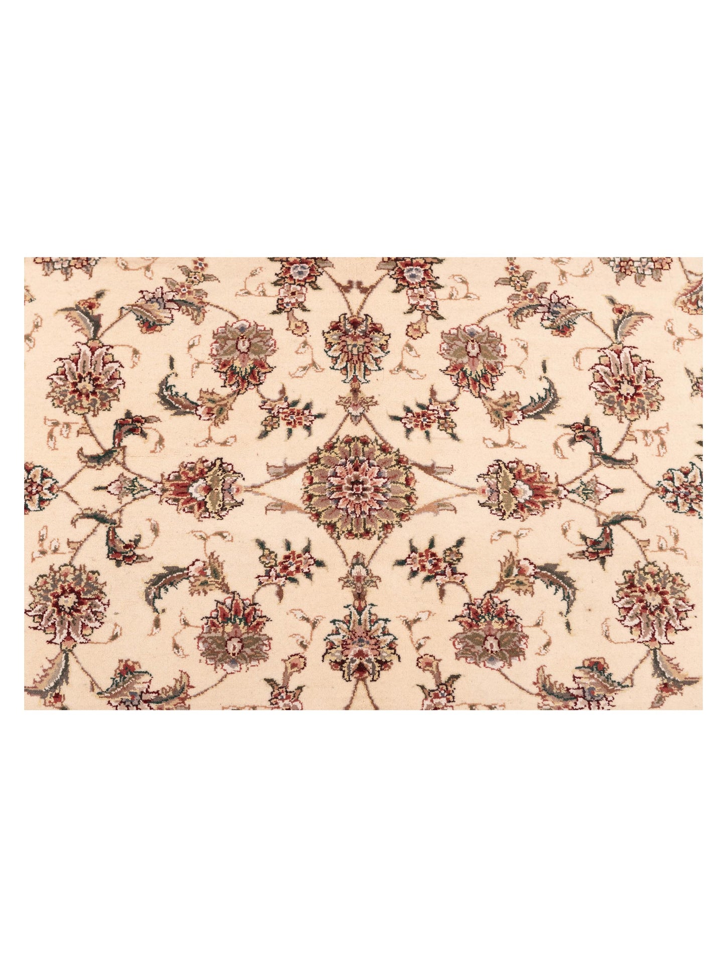 Artalya Ivory Beige 9x12 Hand Knotted Rug