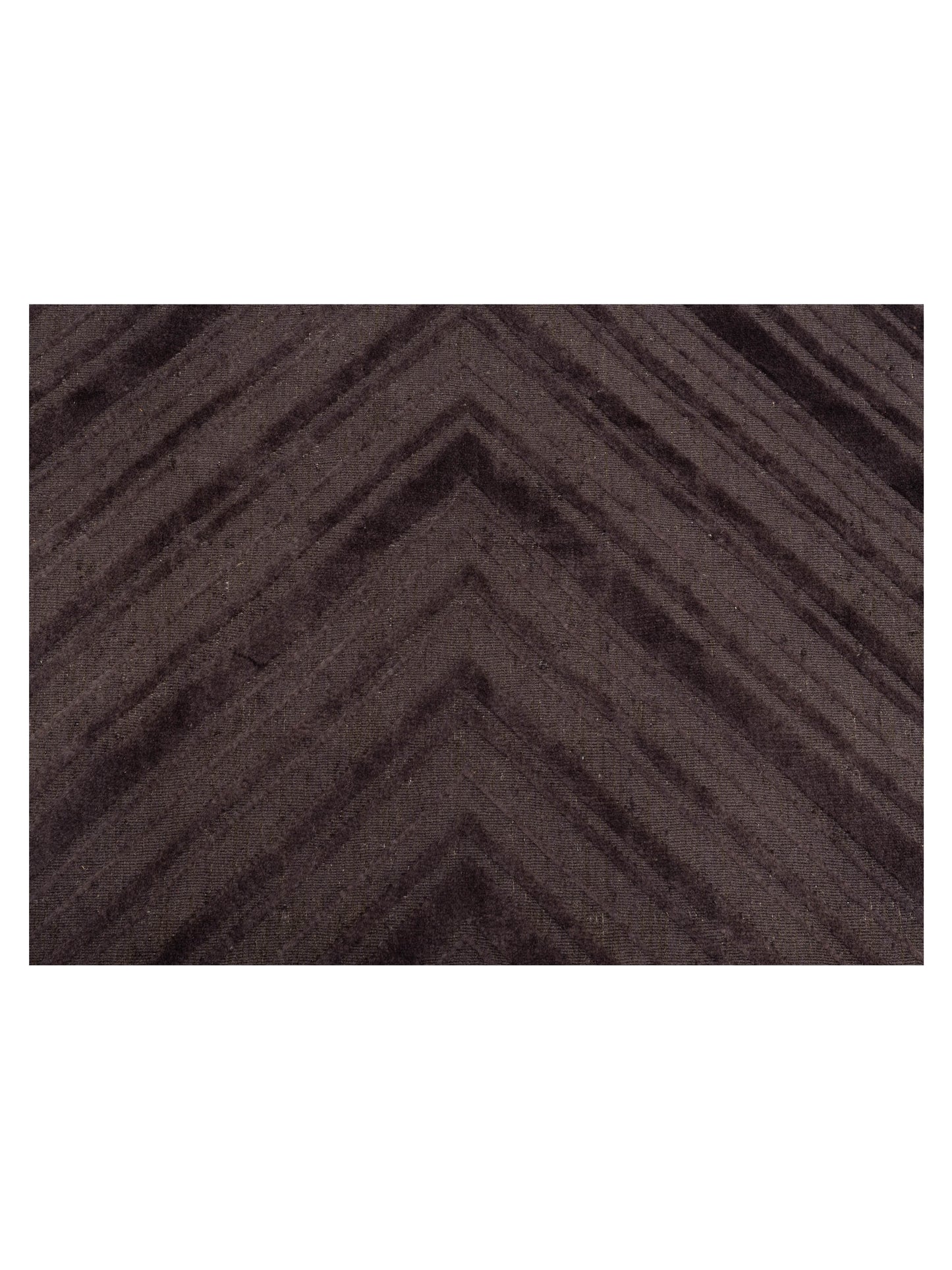 Tibarra Dark Brown 9x12 Hand Knotted Rug