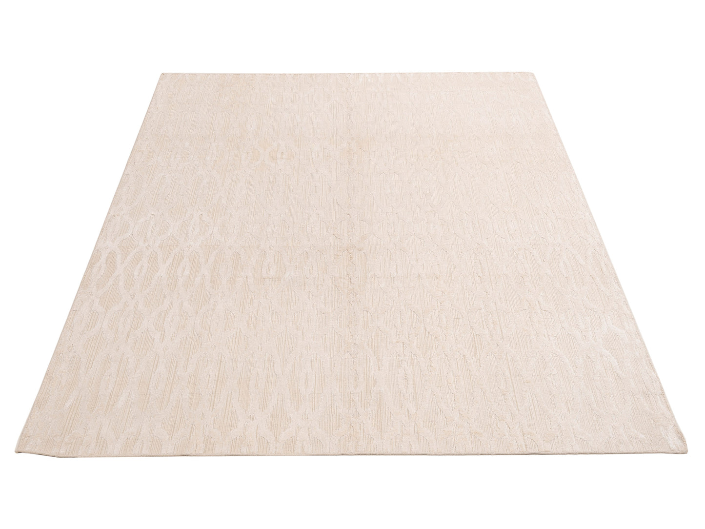 Tibarra Ivory Ivory 8x10 Hand Knotted Rug