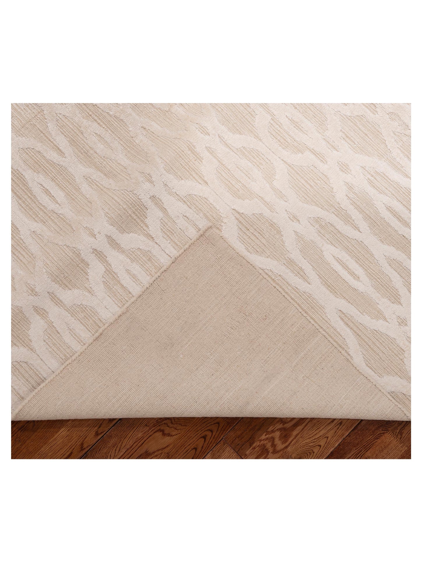 Tibarra Ivory Ivory 8x10 Hand Knotted Rug