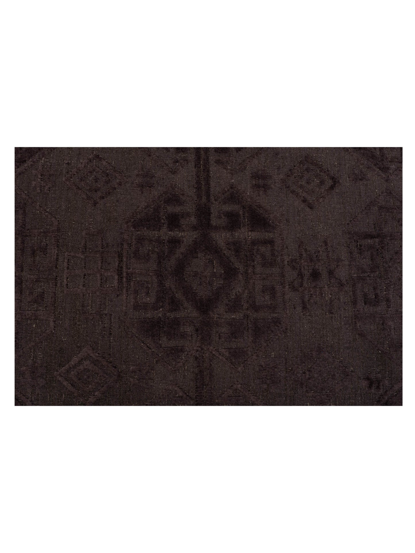 Tibarra Dark Brown 9x12 Hand Knotted Rug