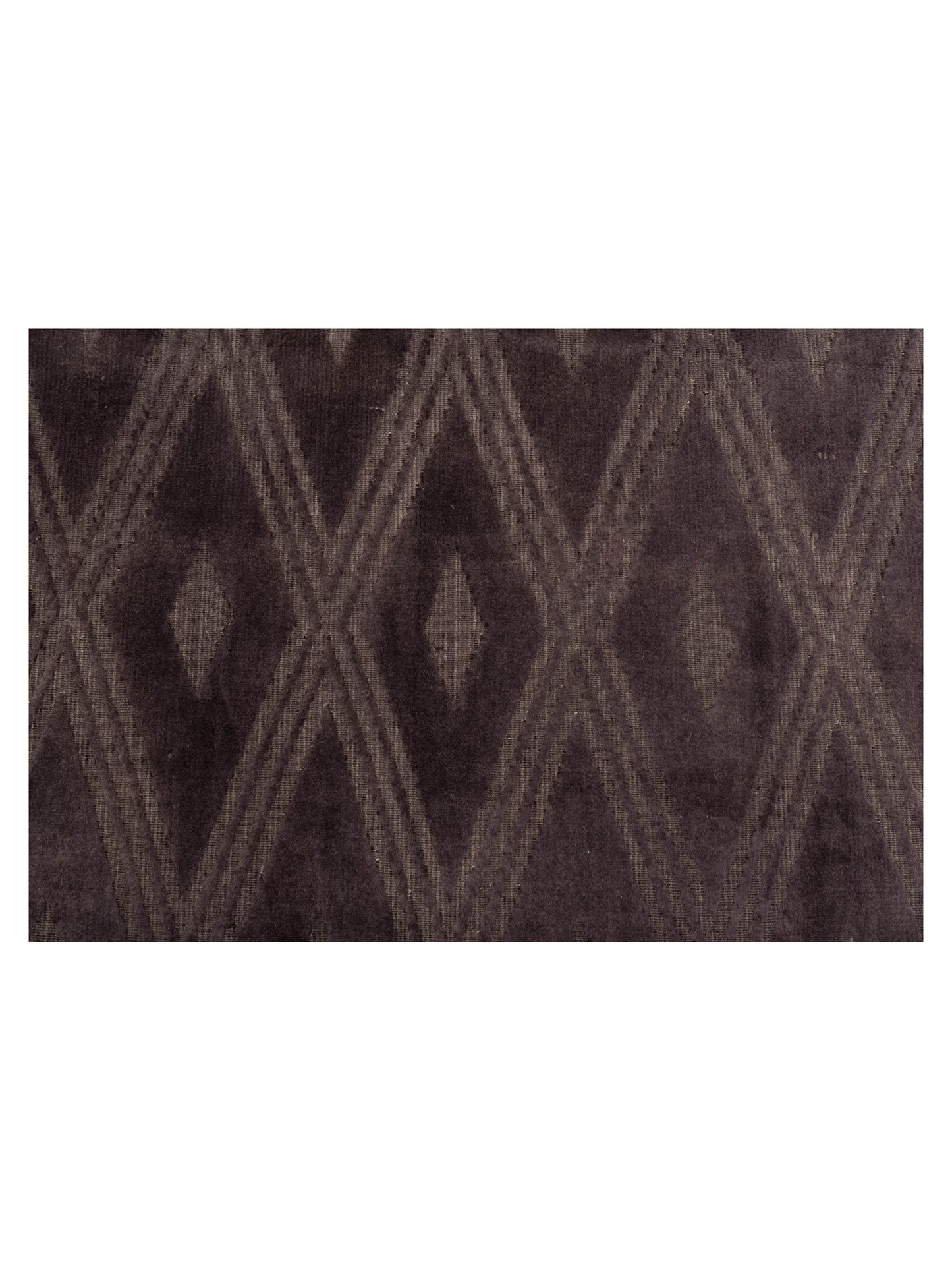 Tibarra Dark Brown 6x9 Hand Knotted Rug