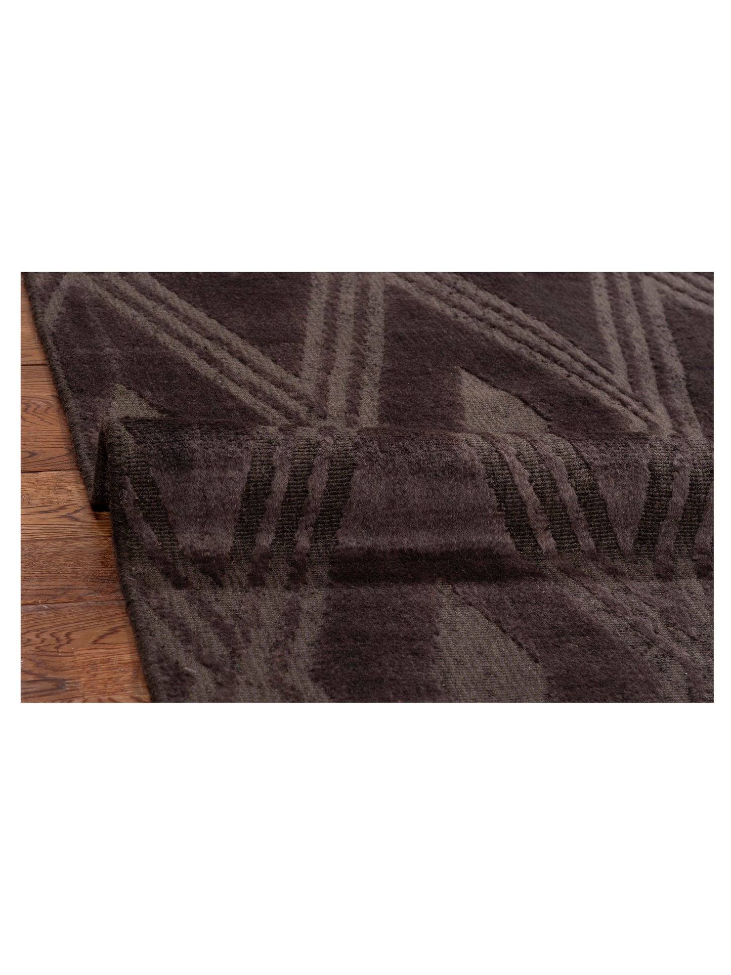 Tibarra Charcoal 8x10 Hand Knotted Rug
