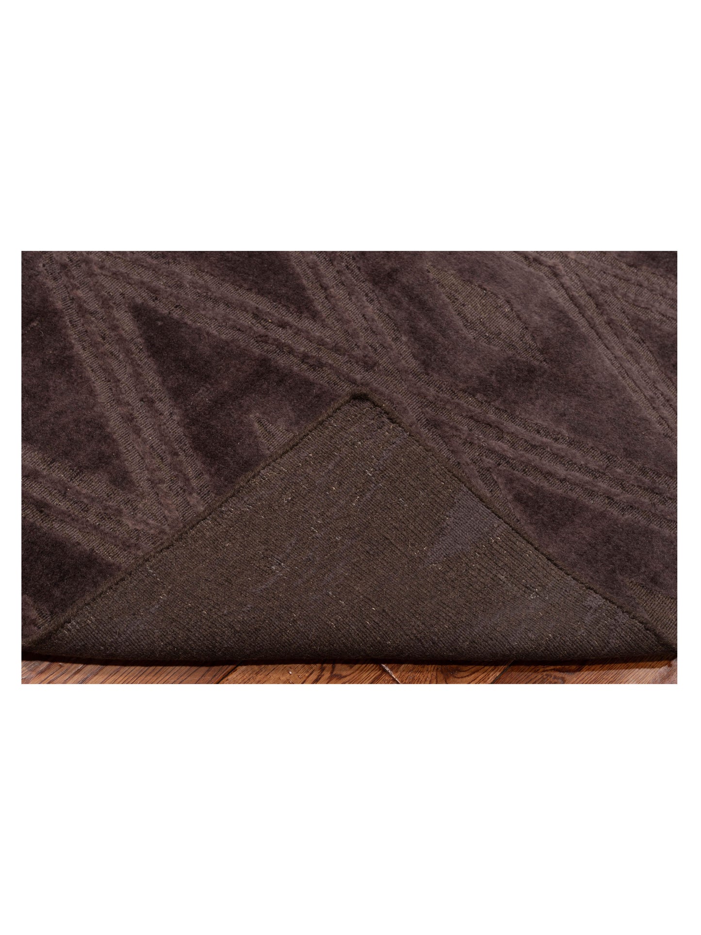 Tibarra Brown 9x12 Hand Knotted Rug