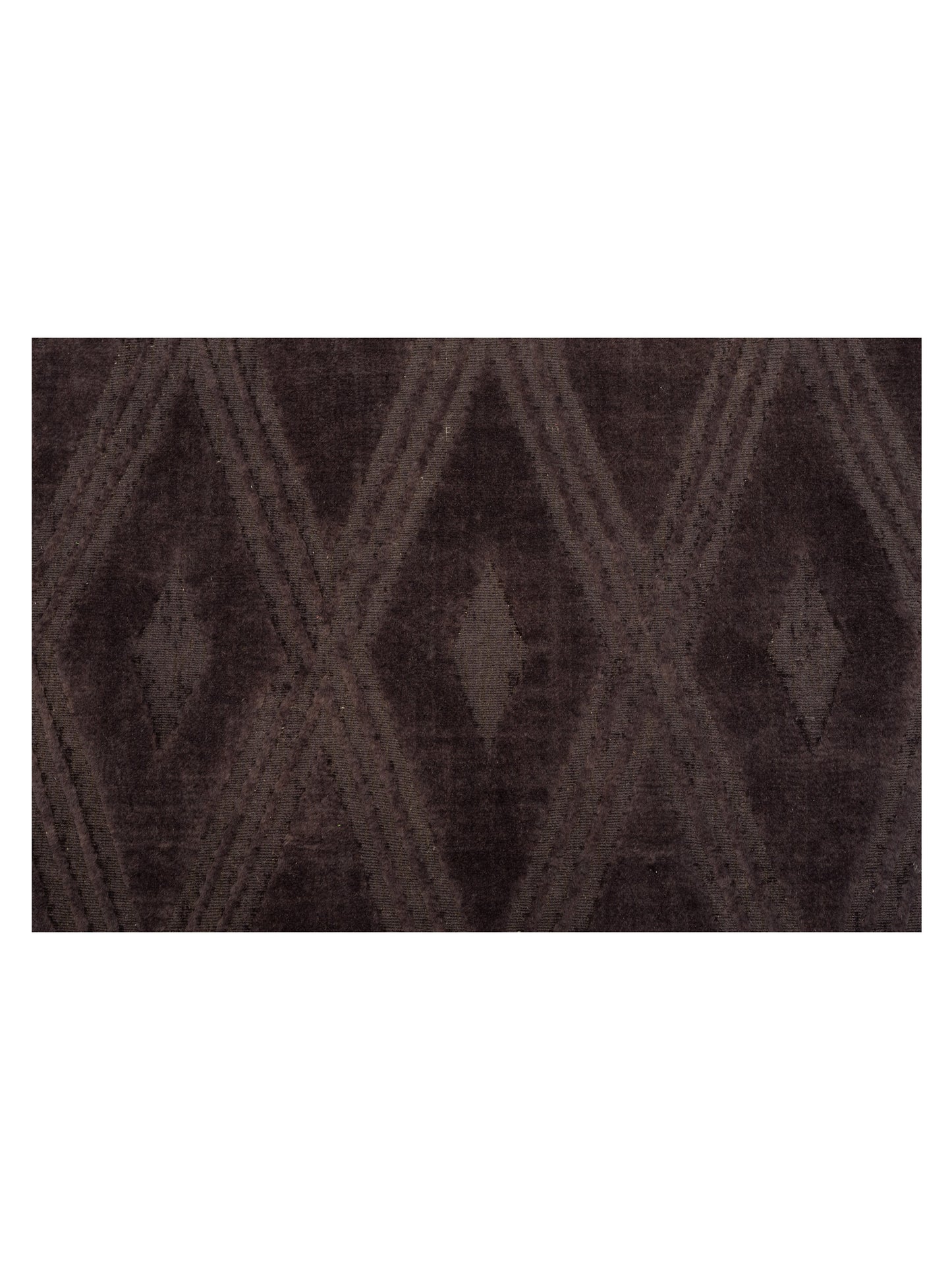 Tibarra Dark Brown 9x12 Hand Knotted Rug