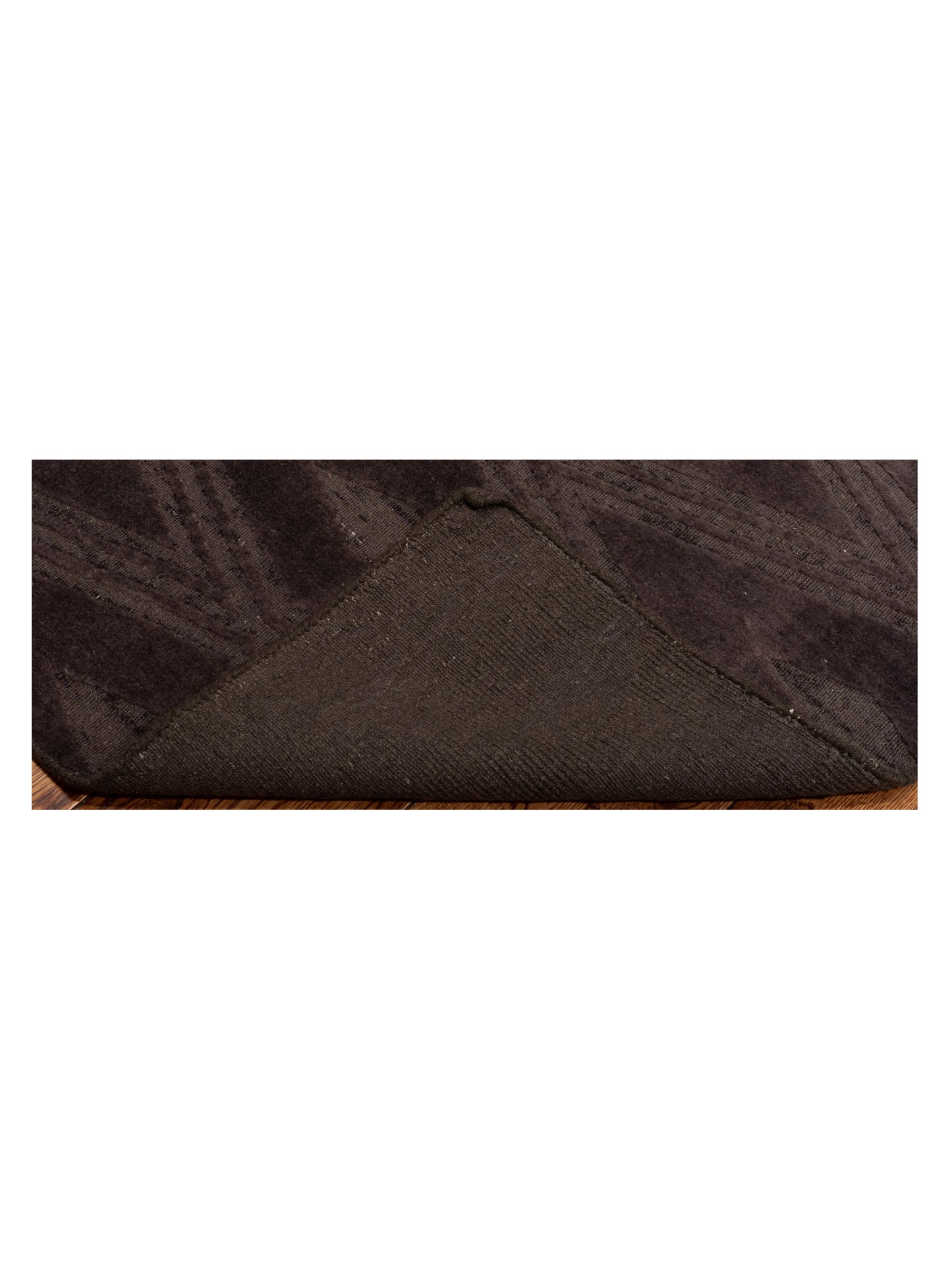 Tibarra Dark Brown 9x12 Hand Knotted Rug