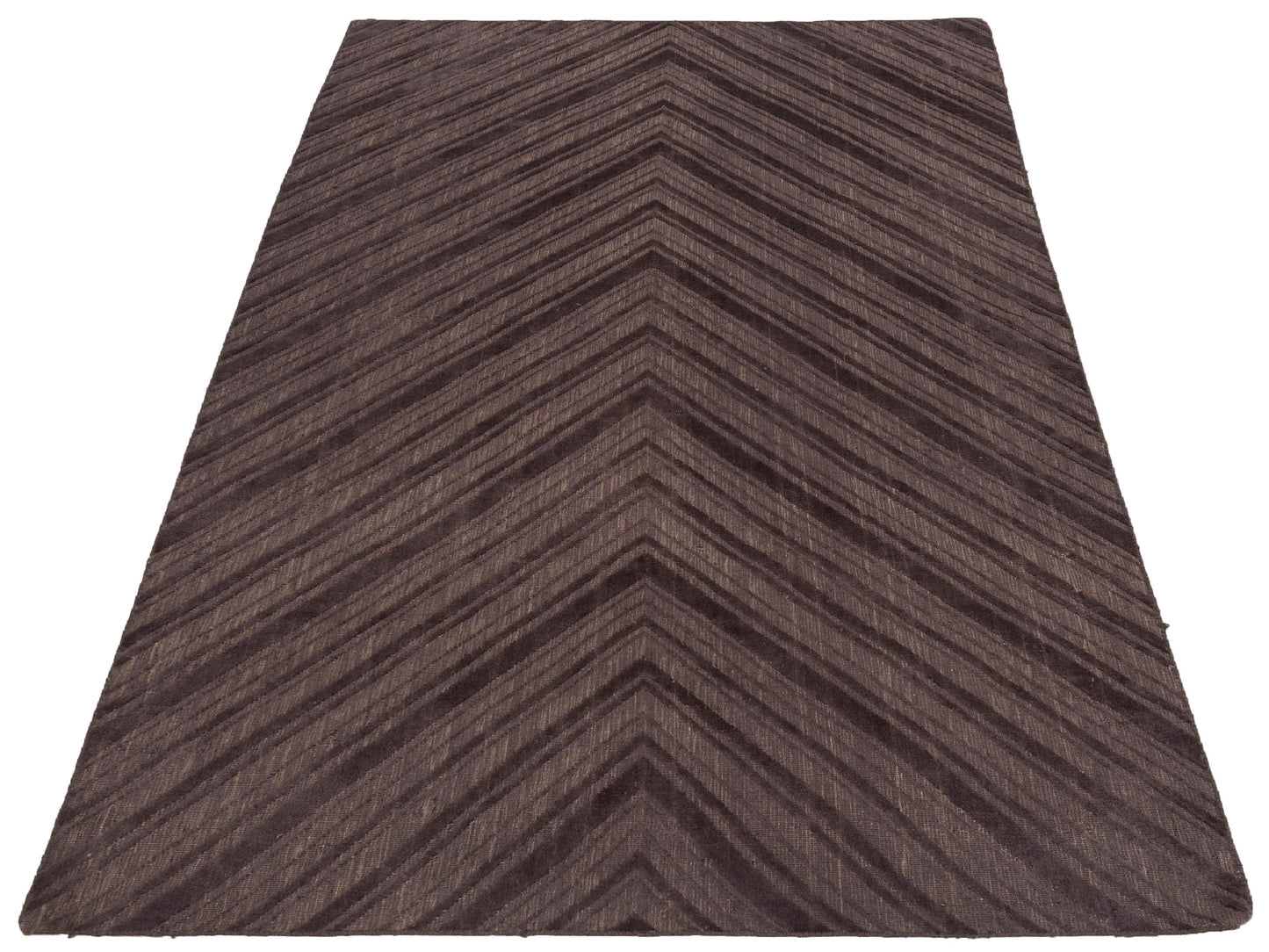 Tibarra Brown 6x9 Hand Knotted Rug