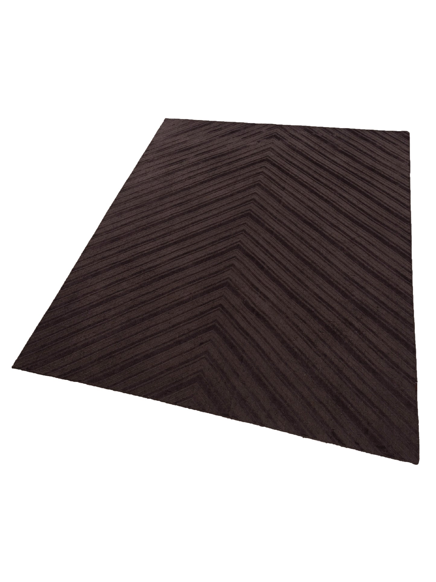 Tibarra Dark Brown Dark Brown 9x12 Hand Knotted Rug