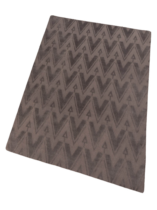 Tibarra Gray 8x10 Hand Knotted Rug