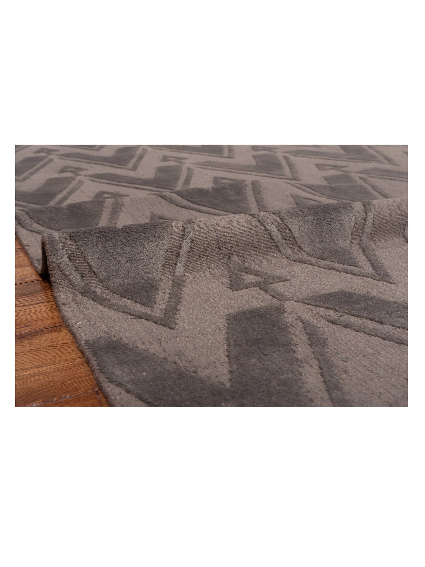 Tibarra Gray 8x10 Hand Knotted Rug