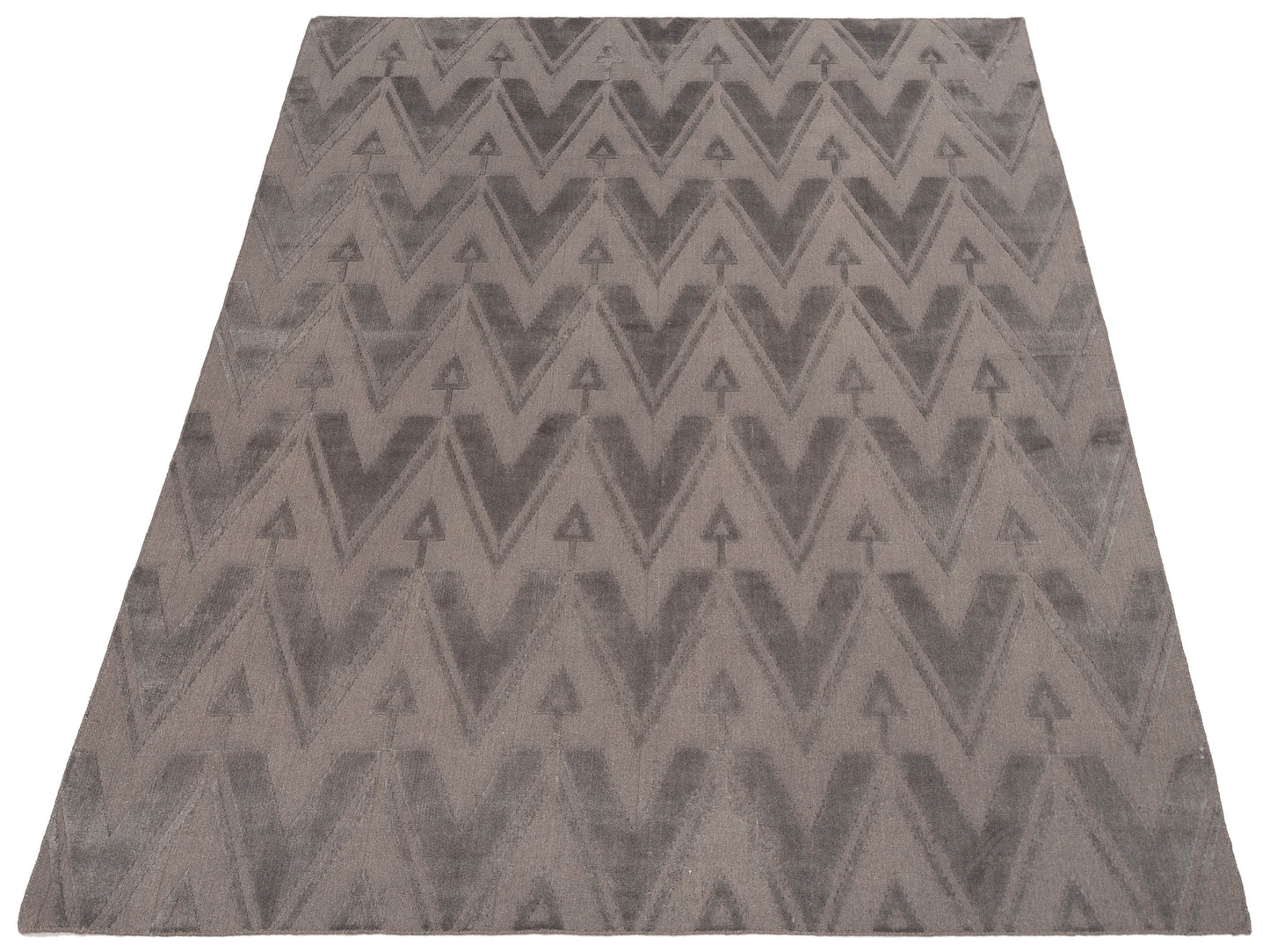 Tibarra Gray 8x10 Hand Knotted Rug