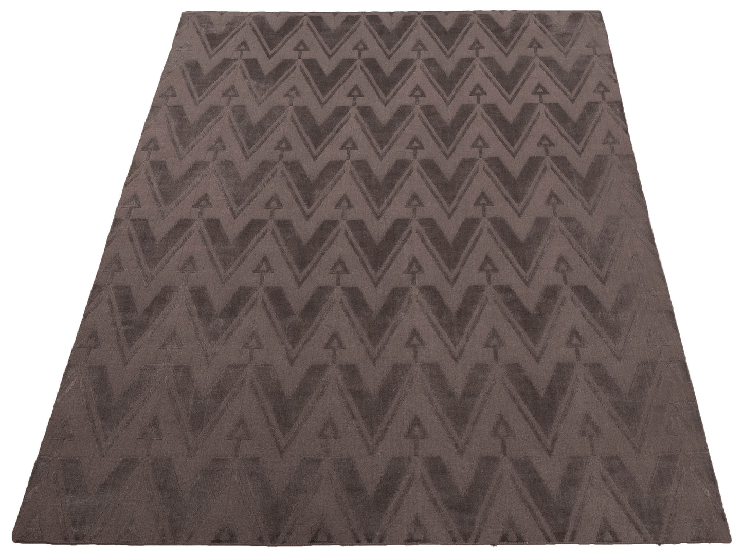 Tibarra Gray 9x12 Hand Knotted Rug