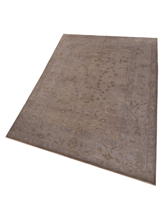 Rosetta Gray 6x9 Hand Knotted Rug