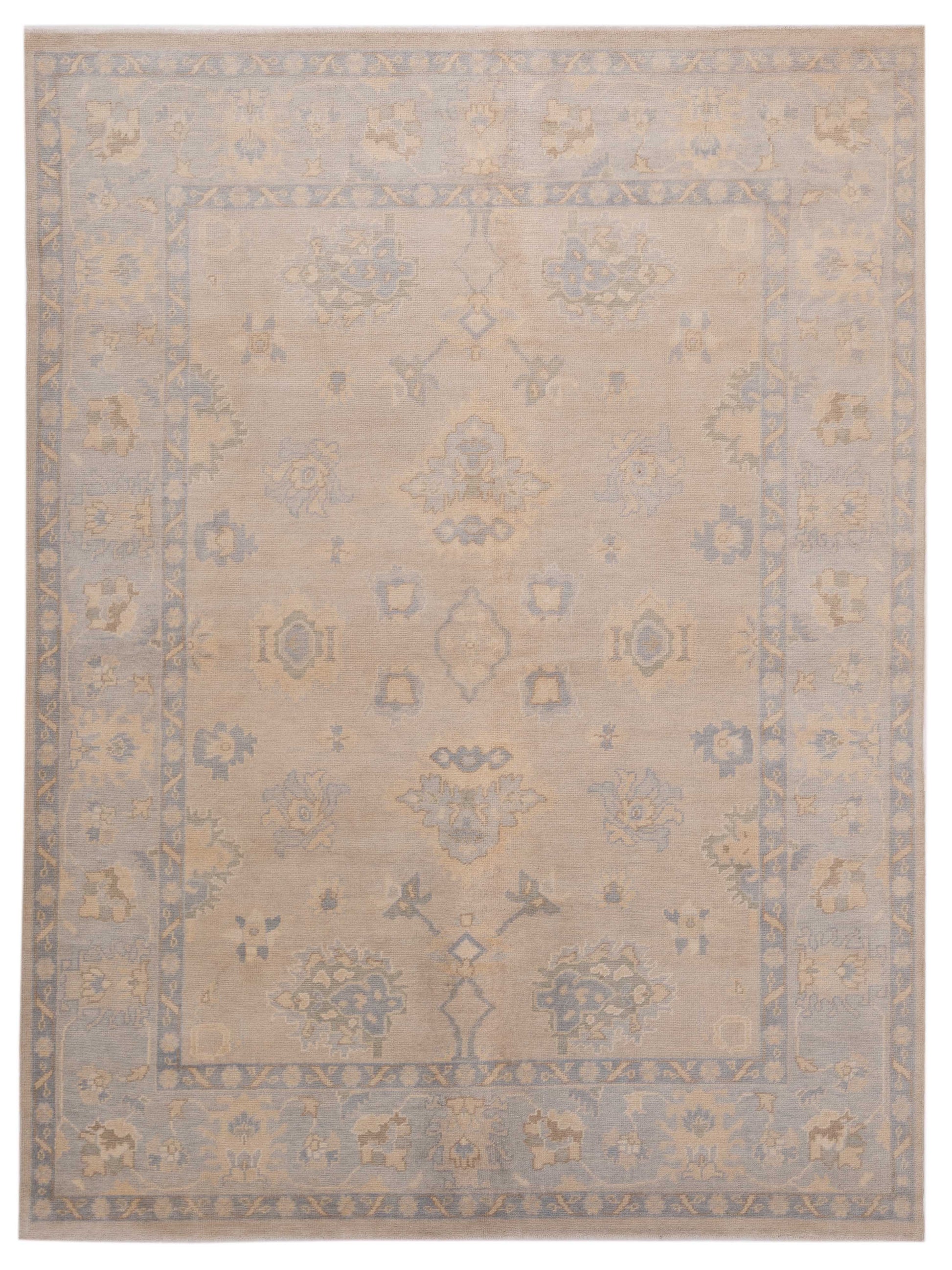 Rajpur Oushak Shah  Beige Gray Traditional
