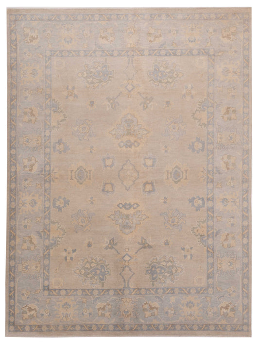 Rajpur Oushak Shah  Beige Gray Traditional