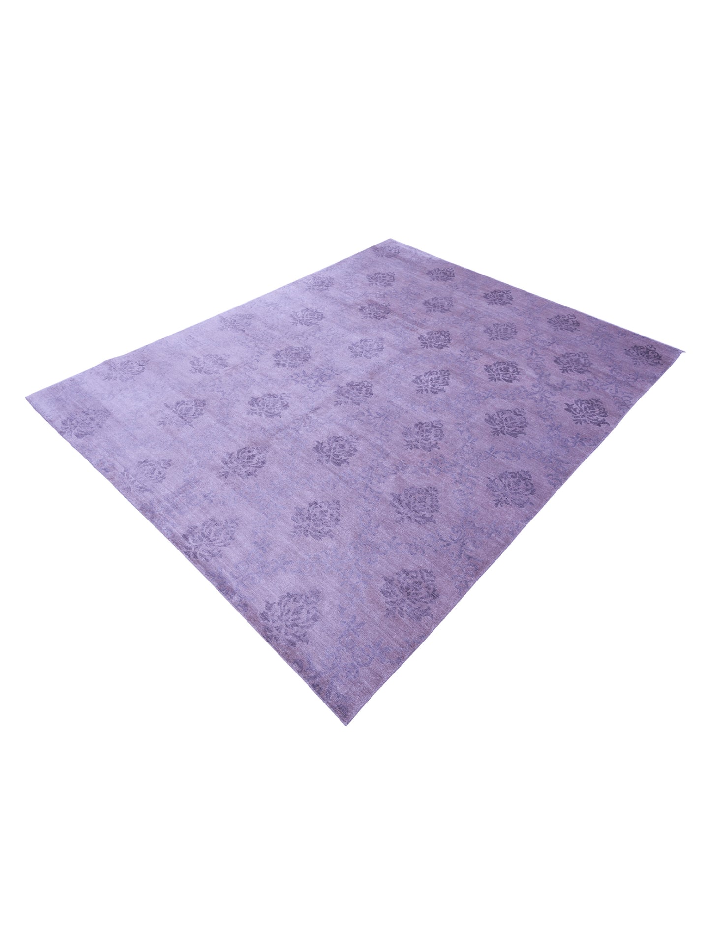 Tenzari Beige Beige 8.11x11.8 Hand Knotted Rug