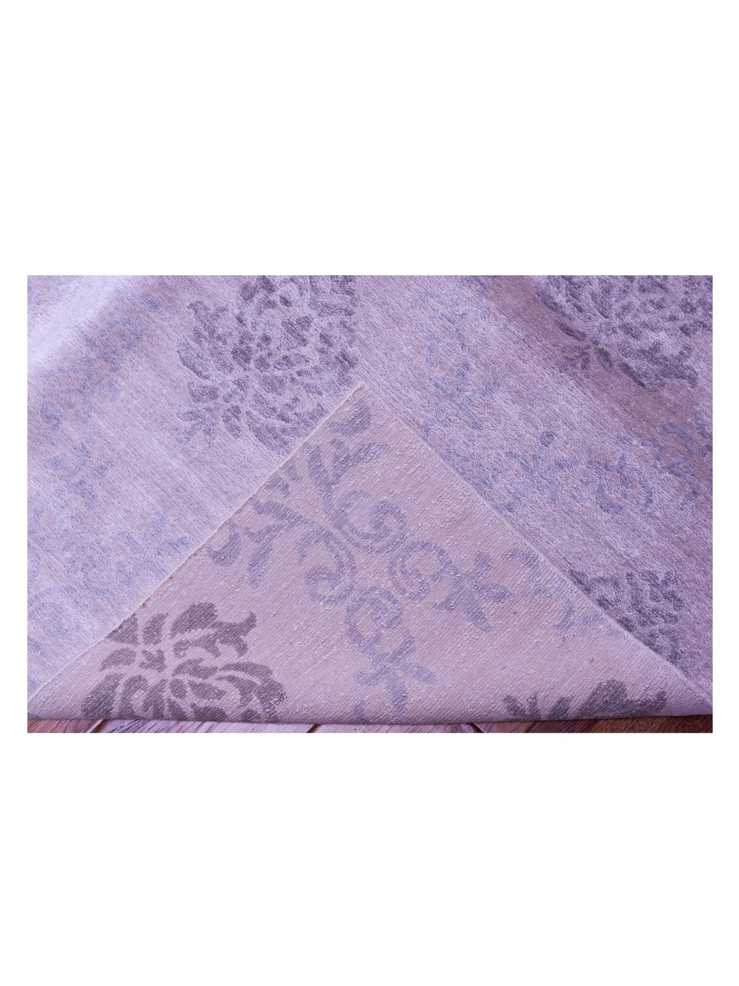 Tenzari Beige Beige 8.11x11.8 Hand Knotted Rug