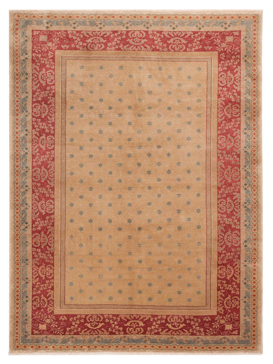 Pasha Antique Loom  Cream Red Transitional
