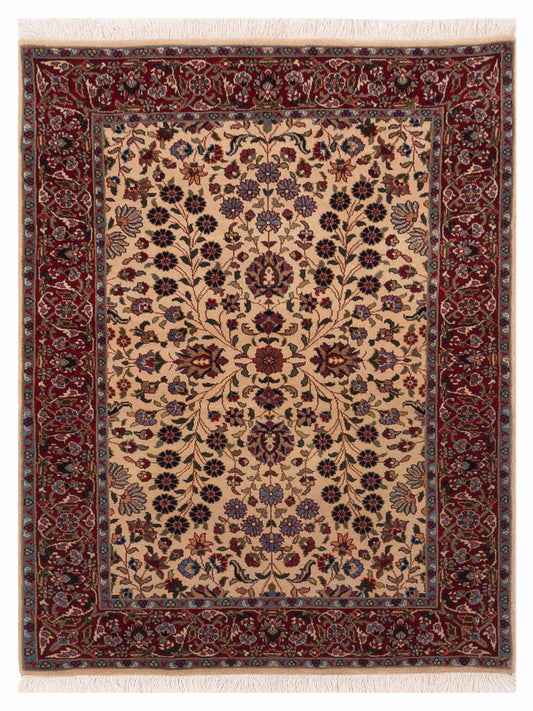 Pasha Hereke  Ivory Red Traditional