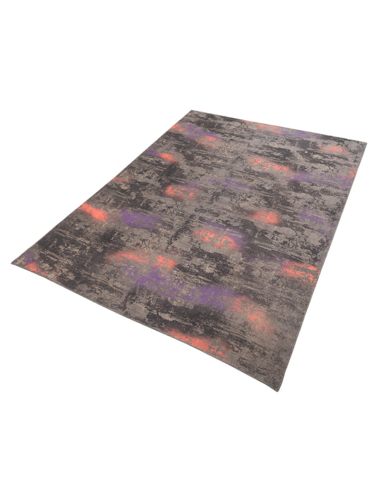 Vintage Gray 11.6x15.6 Hand Knotted Rug