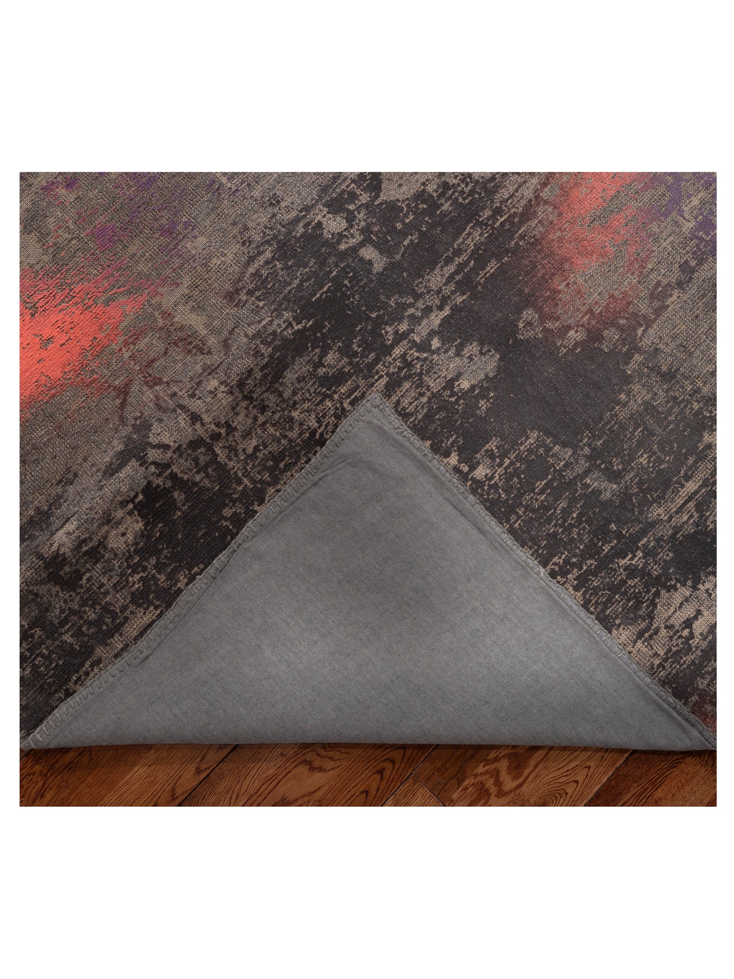 Vintage Gray 11.6x15.6 Hand Knotted Rug