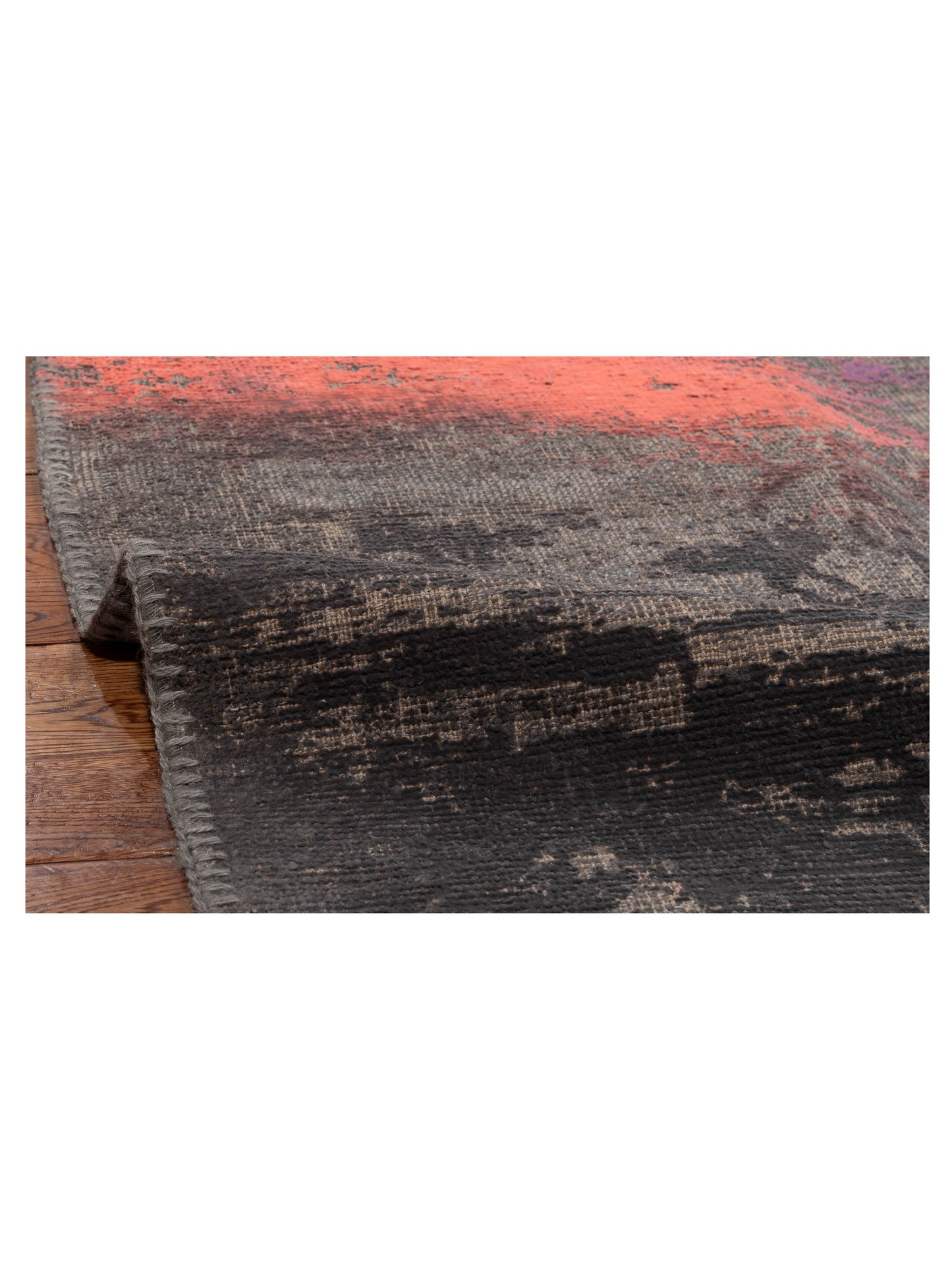 Vintage Gray 11.6x15.6 Hand Knotted Rug