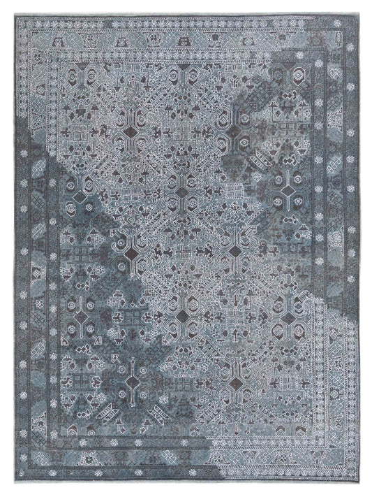 Pasha Vintage  Gray Blue Contemporary