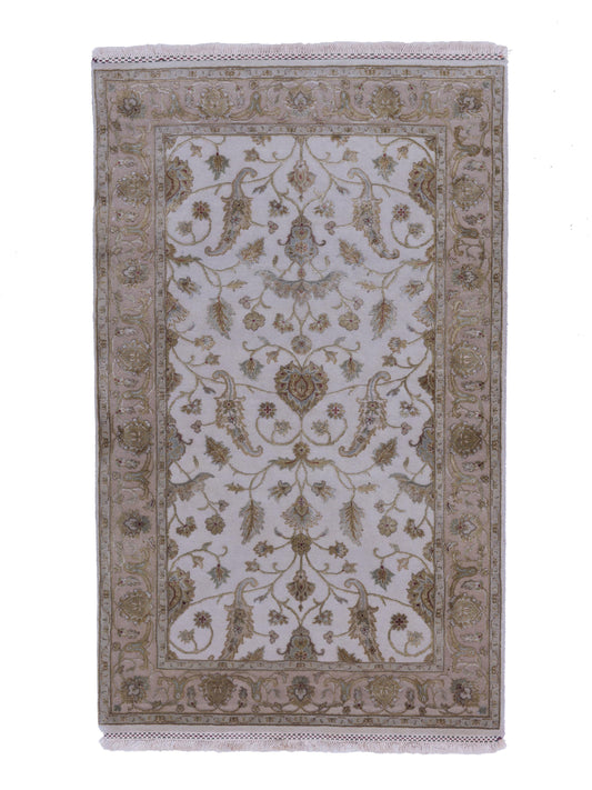 Rajpur Imperial Silk  Ivory Beige Traditional