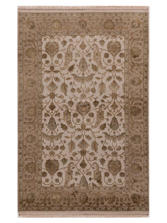 Rajpur Imperial Silk  Ivory Beige Traditional