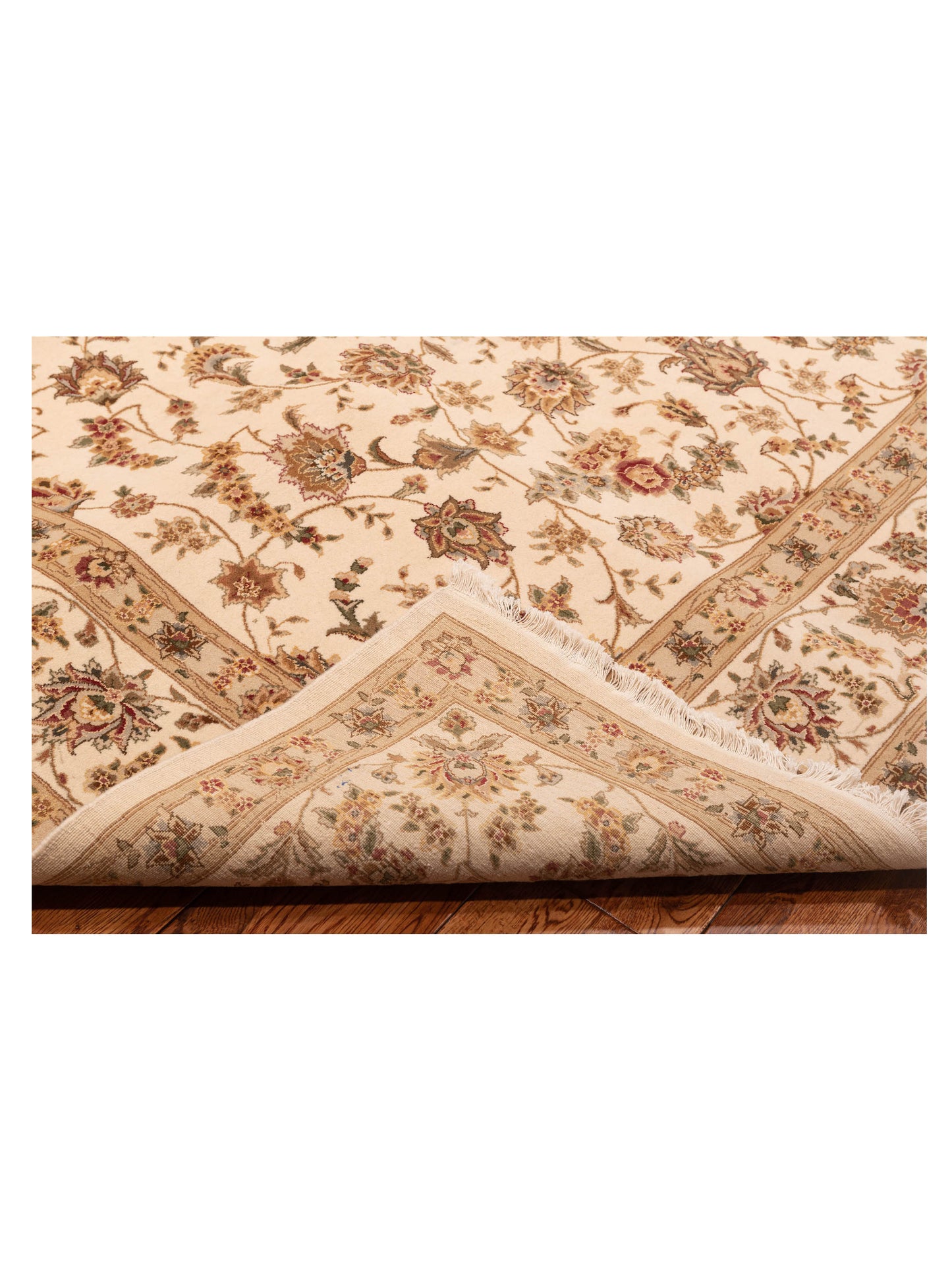 Artalya Ivory Ivory 9x12 Hand Knotted Rug