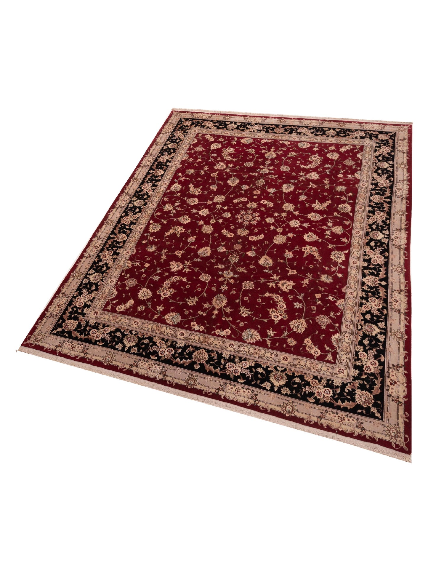 Artalya Red Black 9x12 Hand Knotted Rug