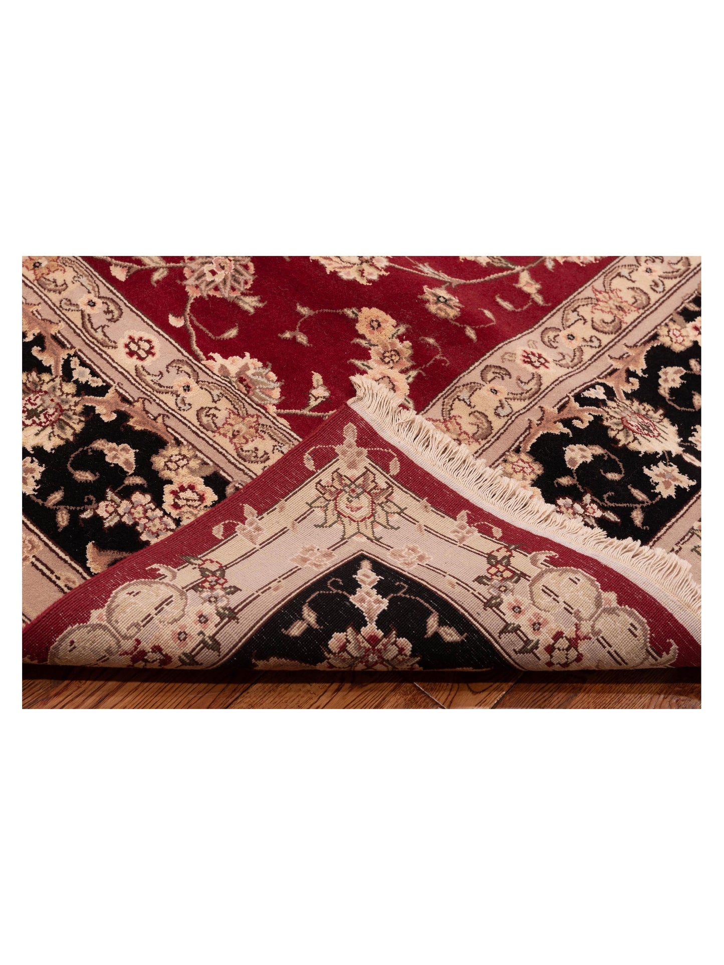 Artalya Red Black 9x12 Hand Knotted Rug