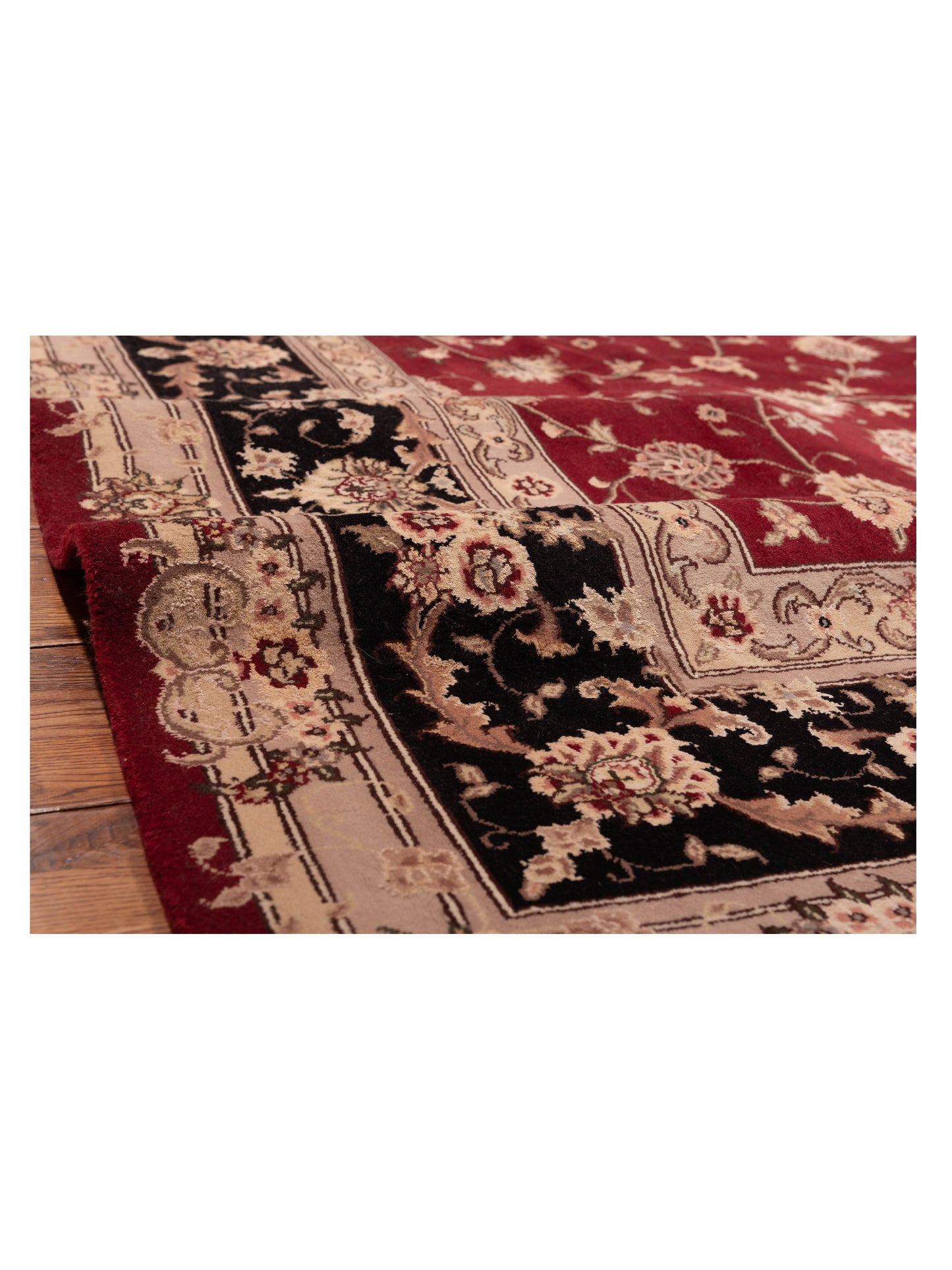 Artalya Red Black 9x12 Hand Knotted Rug