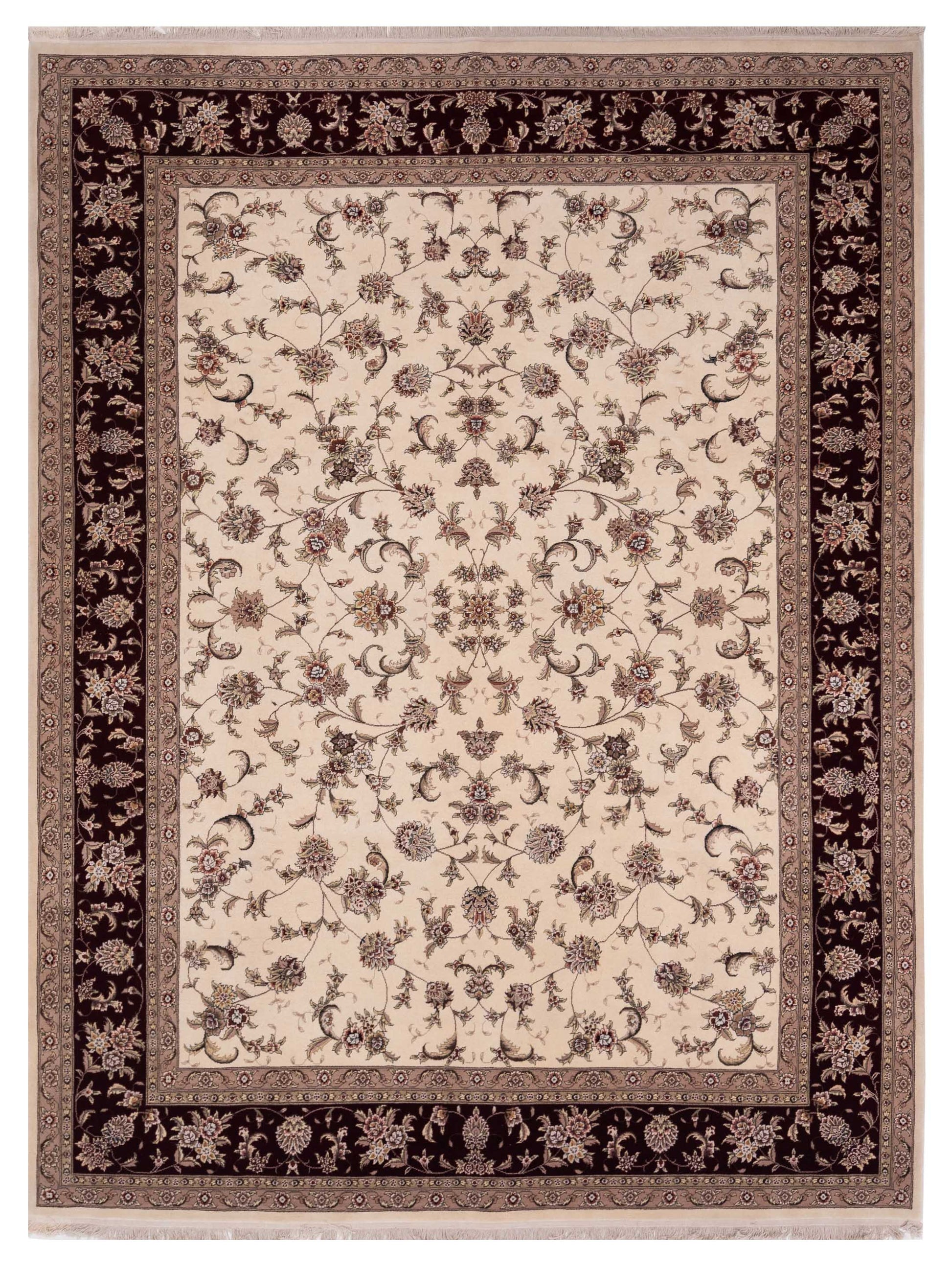 Pasha Magnolia  Ivory Red Traditional