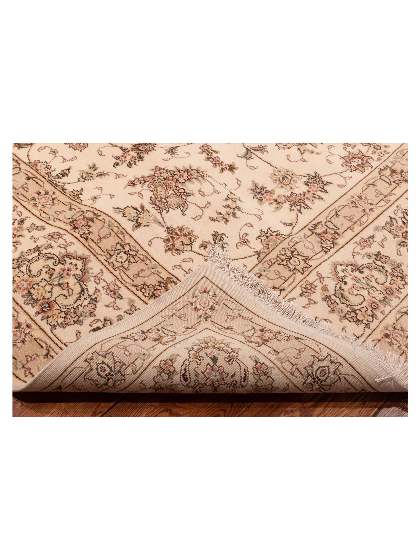 Artalya Ivory Ivory 9x12 Hand Knotted Rug