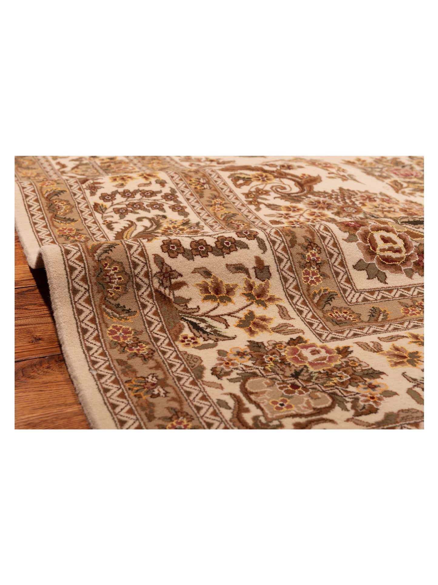 Artalya Ivory Ivory 9x12 Hand Knotted Rug