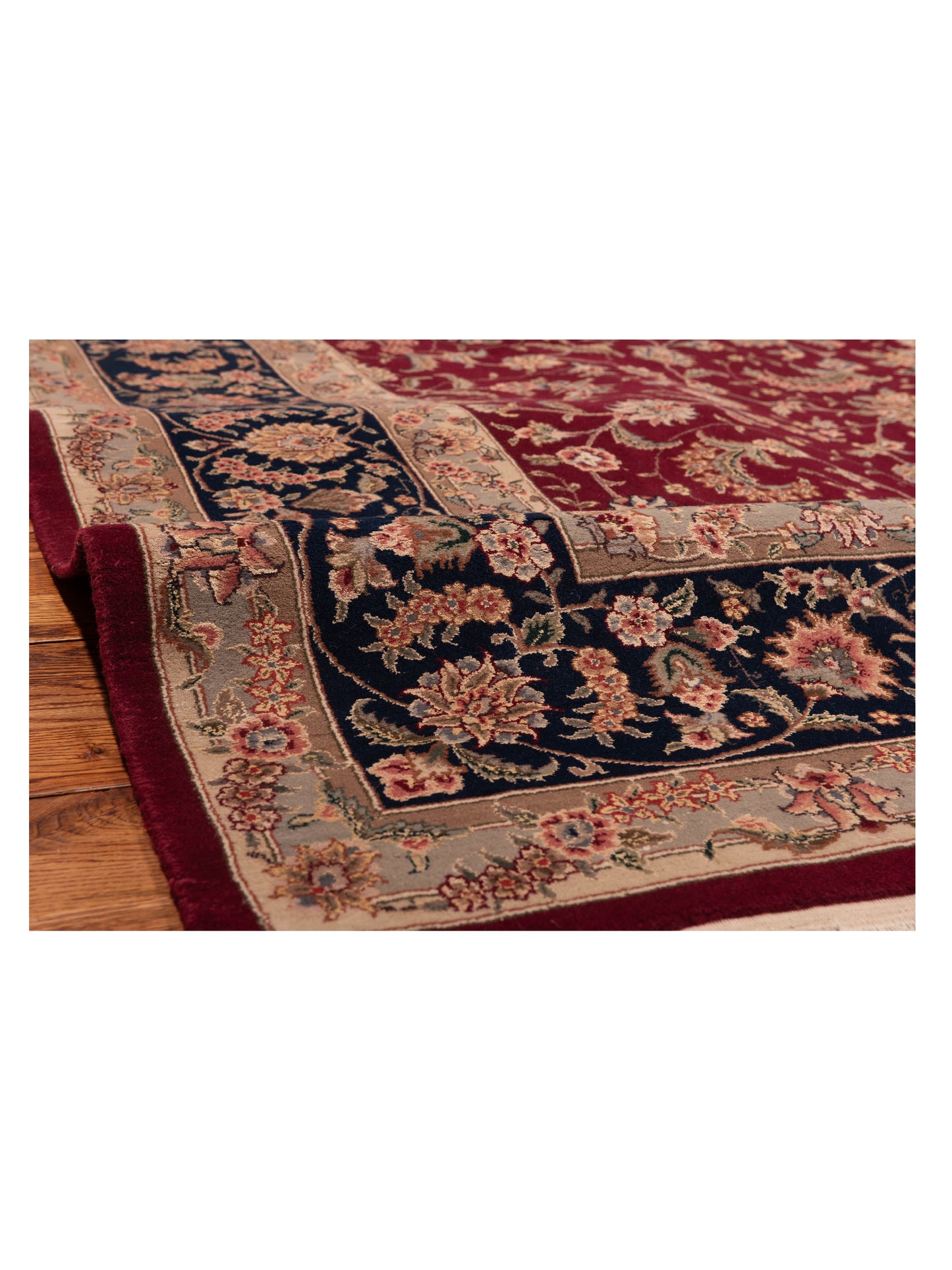 Artalya Red Navy 9.1x12.9 Hand Knotted Rug