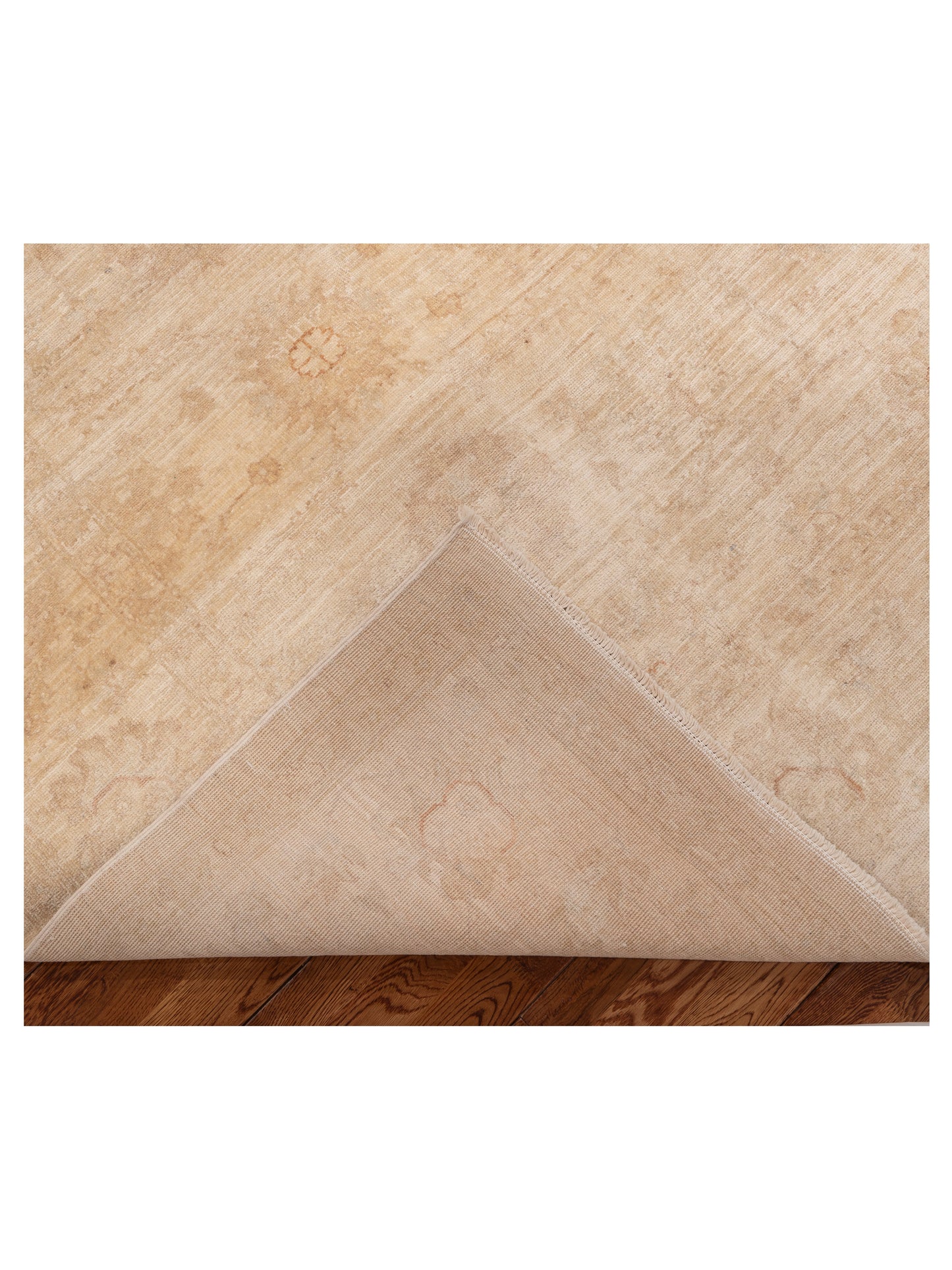 Sabira Ivory Ivory 7.11x9.11 Hand Knotted Rug