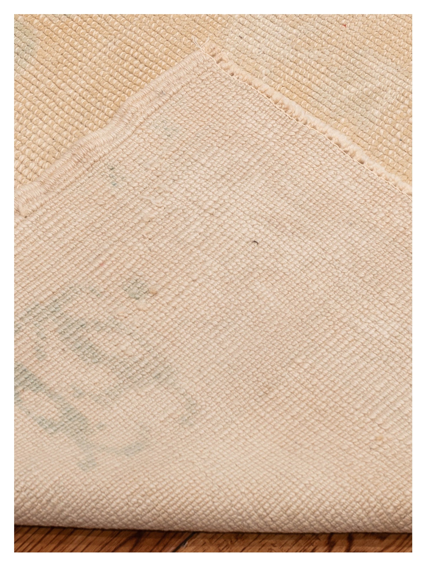 Nomadra Beige Beige 5.1x10.3 Hand Knotted Rug